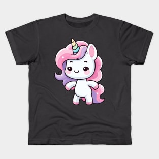 Unicorn S01 D55 Kids T-Shirt